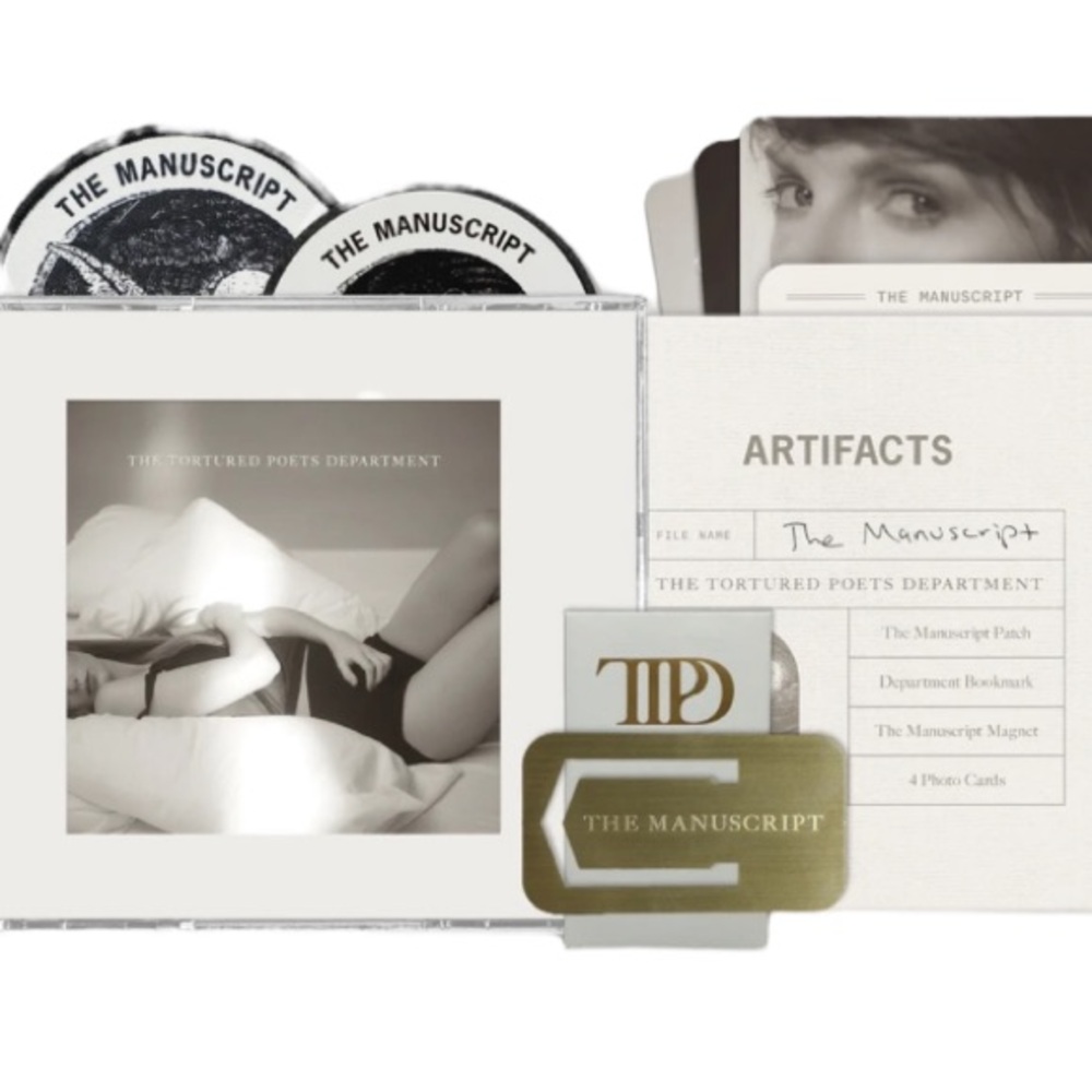 ❤️ Sealed - The Manuscript TTPD Taylor Swift Collectors Edition Deluxe CD 🤍🖤